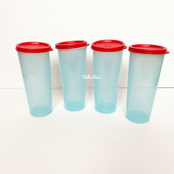Tupperware Treasures of the sea pitcher/4 tumblers - Picture 3 of 4